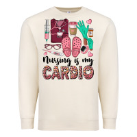 Sandshell nursing is my cardio Premium Sweatshirt - BarkalooDesign