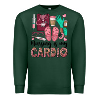 Sports Green nursing is my cardio Premium Sweatshirt - BarkalooDesign