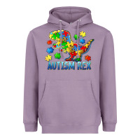 Lavender autism rex Heavyweight Hoodie - BarkalooDesign