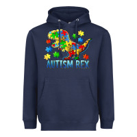 Navy autism rex Heavyweight Hoodie - BarkalooDesign