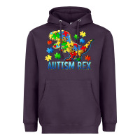 Plum autism rex Heavyweight Hoodie - BarkalooDesign
