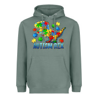 Sage autism rex Heavyweight Hoodie - BarkalooDesign