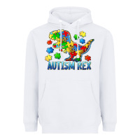 White autism rex Heavyweight Hoodie - BarkalooDesign