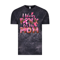 Cloud Black i wear pink for my mom Vintage Tee - CowGirlArtShop