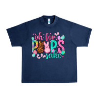 Navy oh for peeps sake Easter Day Urban Heavy Tee - HowdyJamesFarm