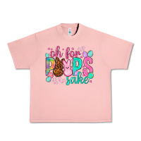 Salmon oh for peeps sake Easter Day Urban Heavy Tee - HowdyJamesFarm