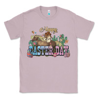 Lilac Happy Easter Day rodeo Classic Tee - HowdyJamesFarm