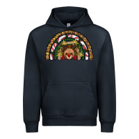 Navy reindeer rainbow christmas Urban Hoodie - AdoDesignShop