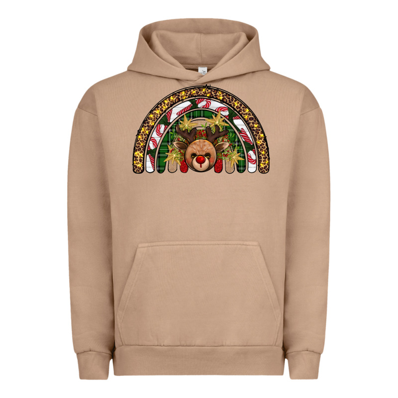 Reindeer Rainbow Christmas Urban Hoodie by AdoDesignShop | Teevron