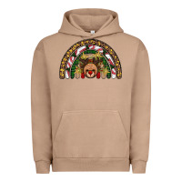 Pigment Burro reindeer rainbow christmas Urban Hoodie - AdoDesignShop