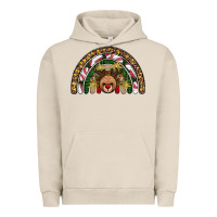 Pigment French Oak reindeer rainbow christmas Urban Hoodie - AdoDesignShop
