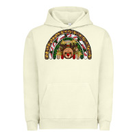 Pigment Pistachio reindeer rainbow christmas Urban Hoodie - AdoDesignShop