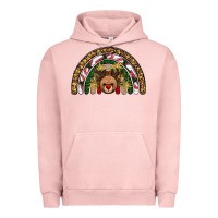 Pigment Salmon reindeer rainbow christmas Urban Hoodie - AdoDesignShop