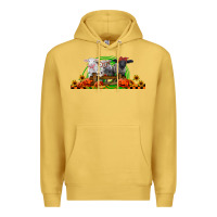 Antique Gold halloween baby sheeps Premium Hoodie - LillyAllenDesigns