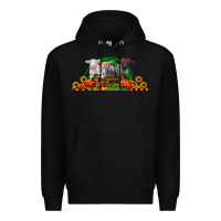 Black halloween baby sheeps Premium Hoodie - LillyAllenDesigns