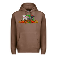 Chestnut halloween baby sheeps Premium Hoodie - LillyAllenDesigns
