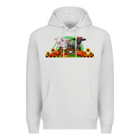 Dove Grey halloween baby sheeps Premium Hoodie - LillyAllenDesigns