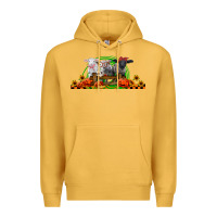 Mustard halloween baby sheeps Premium Hoodie - LillyAllenDesigns