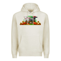 Oatmeal Heather halloween baby sheeps Premium Hoodie - LillyAllenDesigns
