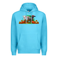 Ocean Blue halloween baby sheeps Premium Hoodie - LillyAllenDesigns