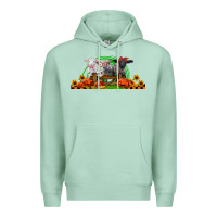 Seafoam halloween baby sheeps Premium Hoodie - LillyAllenDesigns