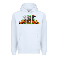 White halloween baby sheeps Premium Hoodie - LillyAllenDesigns