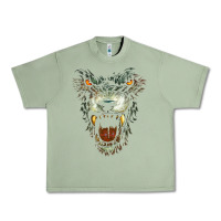 Oil Green Werewolf Face Lycan Gothic Horror Occult Scary Halloween Urban Heavy Tee - longCreatives