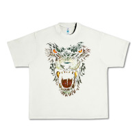 Pistachio Werewolf Face Lycan Gothic Horror Occult Scary Halloween Urban Heavy Tee - longCreatives