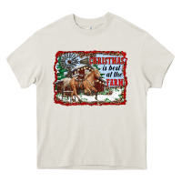 Cream christmas is best at the farm Heavy Core Tee - RanaPortraitStore