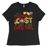 Black It's beginning to cost a lot like Christmas Ladies Tee - NancyCooperArtShop