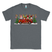 Charcoal Heather Christmas Gnome Truck Classic Tee - Artiststas