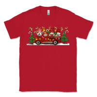Red Christmas Gnome Truck Classic Tee - Artiststas