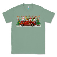 Sage Christmas Gnome Truck Classic Tee - Artiststas