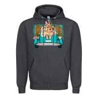 Smoke easter bunny truck Zipper Hoodie - Artiststas