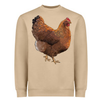 Mushroom new hampshire red chicken Heavyweight Sweatshirt - LillyAllenDesigns