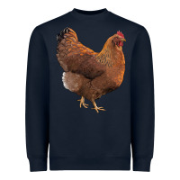 Navy new hampshire red chicken Heavyweight Sweatshirt - LillyAllenDesigns