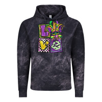 Cloud Black love mardi gras Vintage Hoodie - OliviaCreatesArt