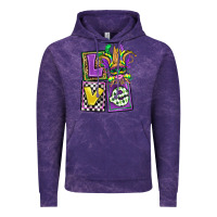 Cloud Purple love mardi gras Vintage Hoodie - OliviaCreatesArt