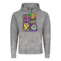 Cloud Rock love mardi gras Vintage Hoodie - OliviaCreatesArt