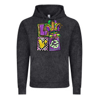 Vintage Black love mardi gras Vintage Hoodie - OliviaCreatesArt