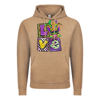 Vintage Coffee love mardi gras Vintage Hoodie - OliviaCreatesArt