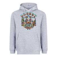 Heather Grey desert vibes thunderbird Heavyweight Hoodie - BarkalooDesign
