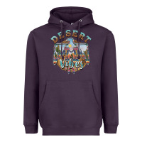 Plum desert vibes thunderbird Heavyweight Hoodie - BarkalooDesign