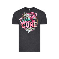 Vintage Black find a cure cancer awareness Vintage Tee - CowGirlArtShop