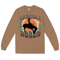 Toasted Coconut American rodeo Long Sleeve Tee - FaDigitalArtStudio