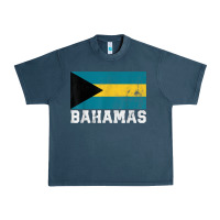 Midnight Navy Bahamas Flag Country Men Women Kids Christmas Gift Family Urban Heavy Tee - longCreatives