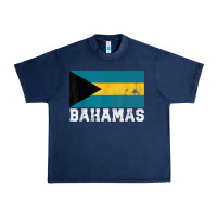 Navy Bahamas Flag Country Men Women Kids Christmas Gift Family Urban Heavy Tee - longCreatives