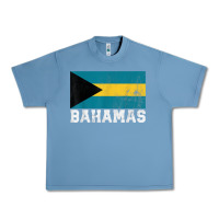 Pebble Blue Bahamas Flag Country Men Women Kids Christmas Gift Family Urban Heavy Tee - longCreatives