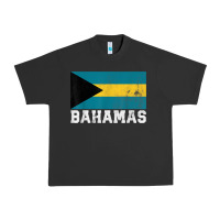 Pigment Black Bahamas Flag Country Men Women Kids Christmas Gift Family Urban Heavy Tee - longCreatives