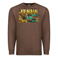 Chestnut jesus the way the truth the life Premium Sweatshirt - BarkalooDesign